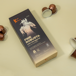 Fine Robusta UWU Manggarai coffee capsule packaging side angle, Kafe de Flores Flores Indonesia