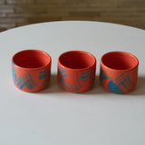 Kaloka x Kafe de Flores Move Series handmade ceramic cup in orange, artisanal stoneware Indonesia