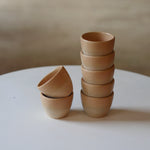 Kaloka x Kafe de Flores Sprinkle Series handmade ceramic cup in latte, 60-70ml espresso cup artisanal stoneware Indonesia