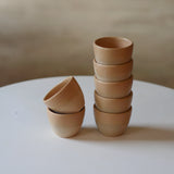 Kaloka x Kafe de Flores Sprinkle Series handmade ceramic cup in latte, 60-70ml espresso cup artisanal stoneware Indonesia