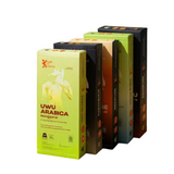 K.Expresso Complete Collection special bundle 5 capsule variants UWU Arabica Signature Mbohang Grand Cru Gulang House Blend Fine Robusta, Nespresso compatible Kafe de Flores Manggarai Indonesia