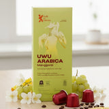 UWU Arabica coffee capsule with fresh fruits styling, Kafe de Flores Manggarai Flores Indonesia