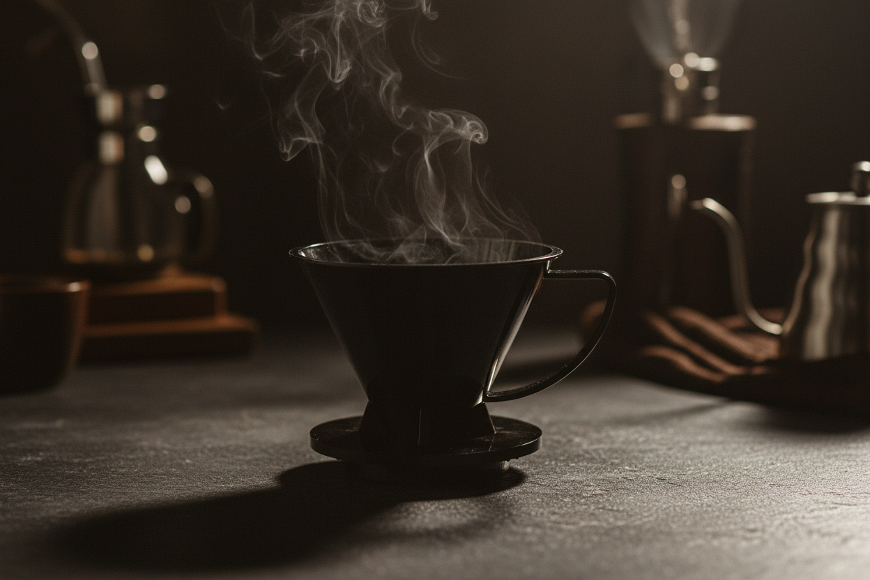 Cinematic Pourover Dripper Hero