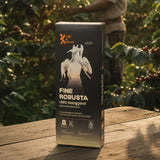 K.Expresso Complete Collection bundle Fine Robusta capsule moody lifestyle shot, Kafe de Flores Manggarai Indonesia